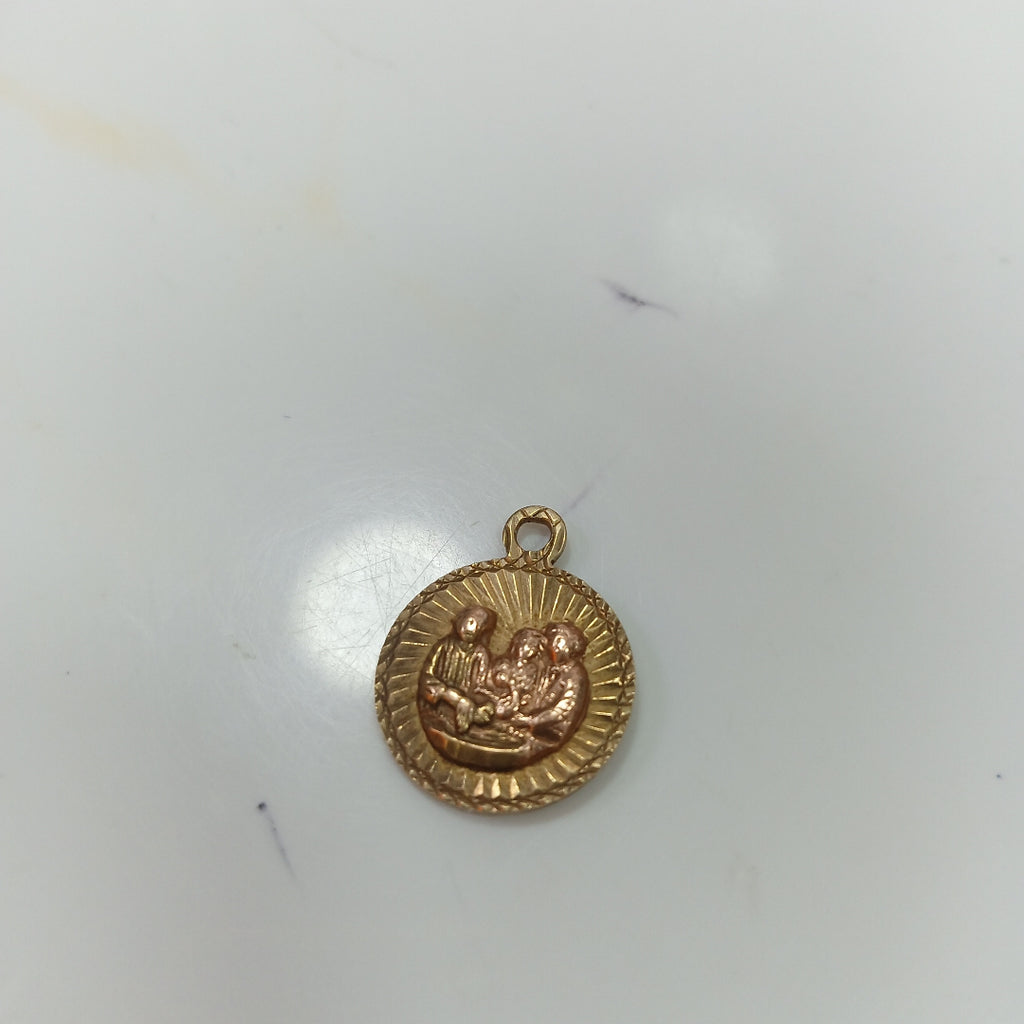 MEDALLA RELIGIOSA ORO 10 K 1,40 GRMS (SEMINUEVO)