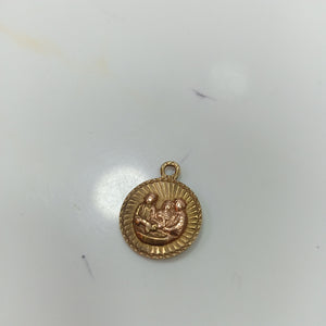MEDALLA RELIGIOSA ORO 10 K 1,40 GRMS (SEMINUEVO)