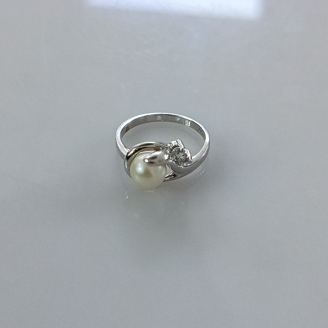 ANILLITO ORO, ORO BLANCO 14 K 2.8 GRMS (SEMINUEVO)