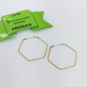 ARRACADAS PAR ORO 14 K 1,70 GRMS (SEMINUEVO)