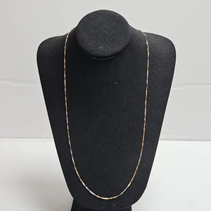 CADENA ORO COMBINADO 10 K 2,50 GRMS (SEMINUEVO)
