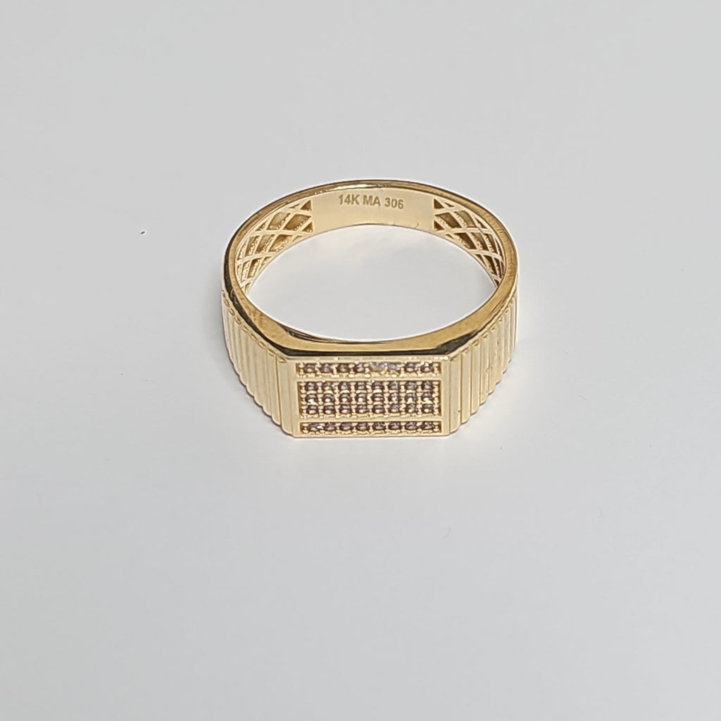 ANILLOS CABALLERO ORO 14K 4.4 (NUEVO)
