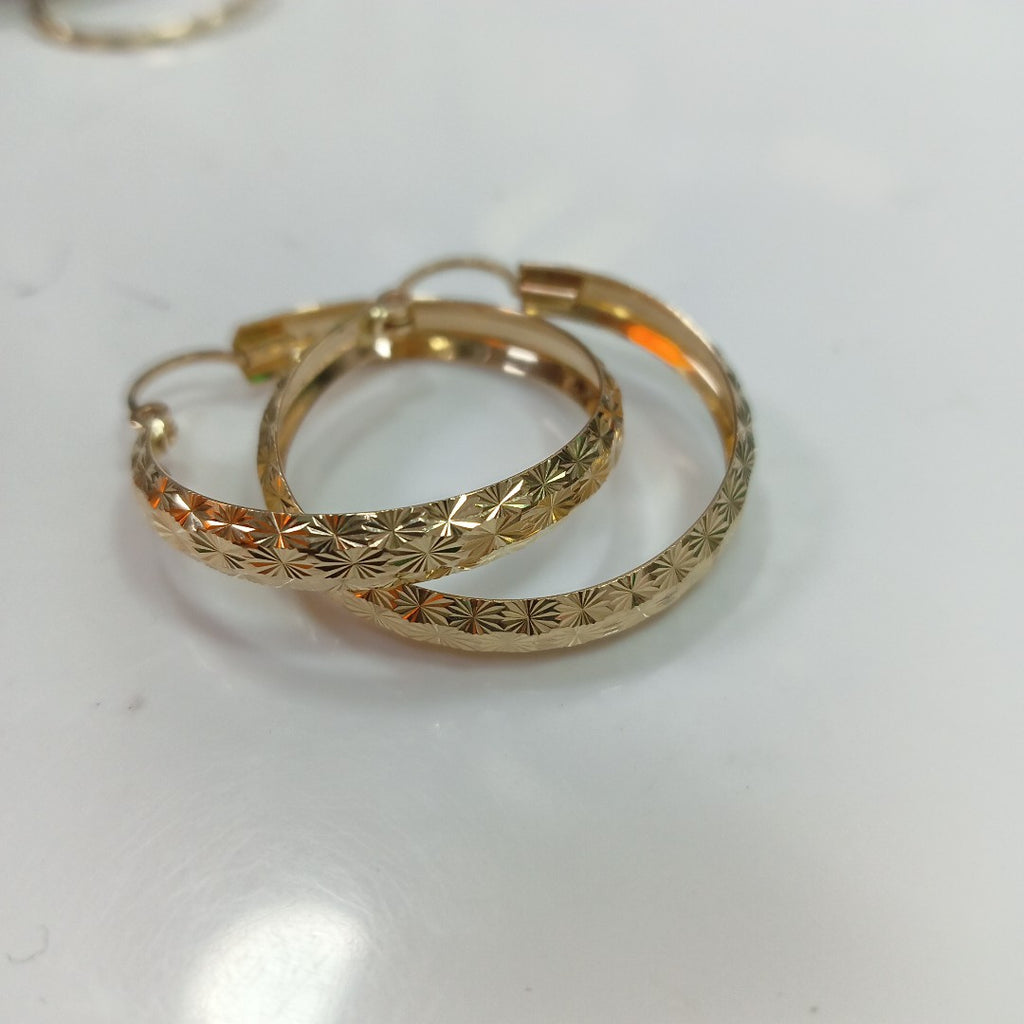 ARRACADAS PAR ORO 10 K 3.5 GRMS (SEMINUEVO)