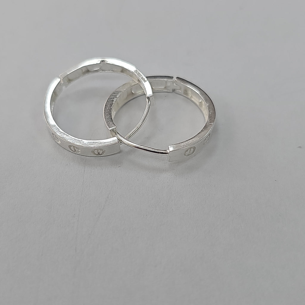 ARETES ARRACADAS FIG TORNILLOS PLATA .925 2.93 GR (NUEVO)