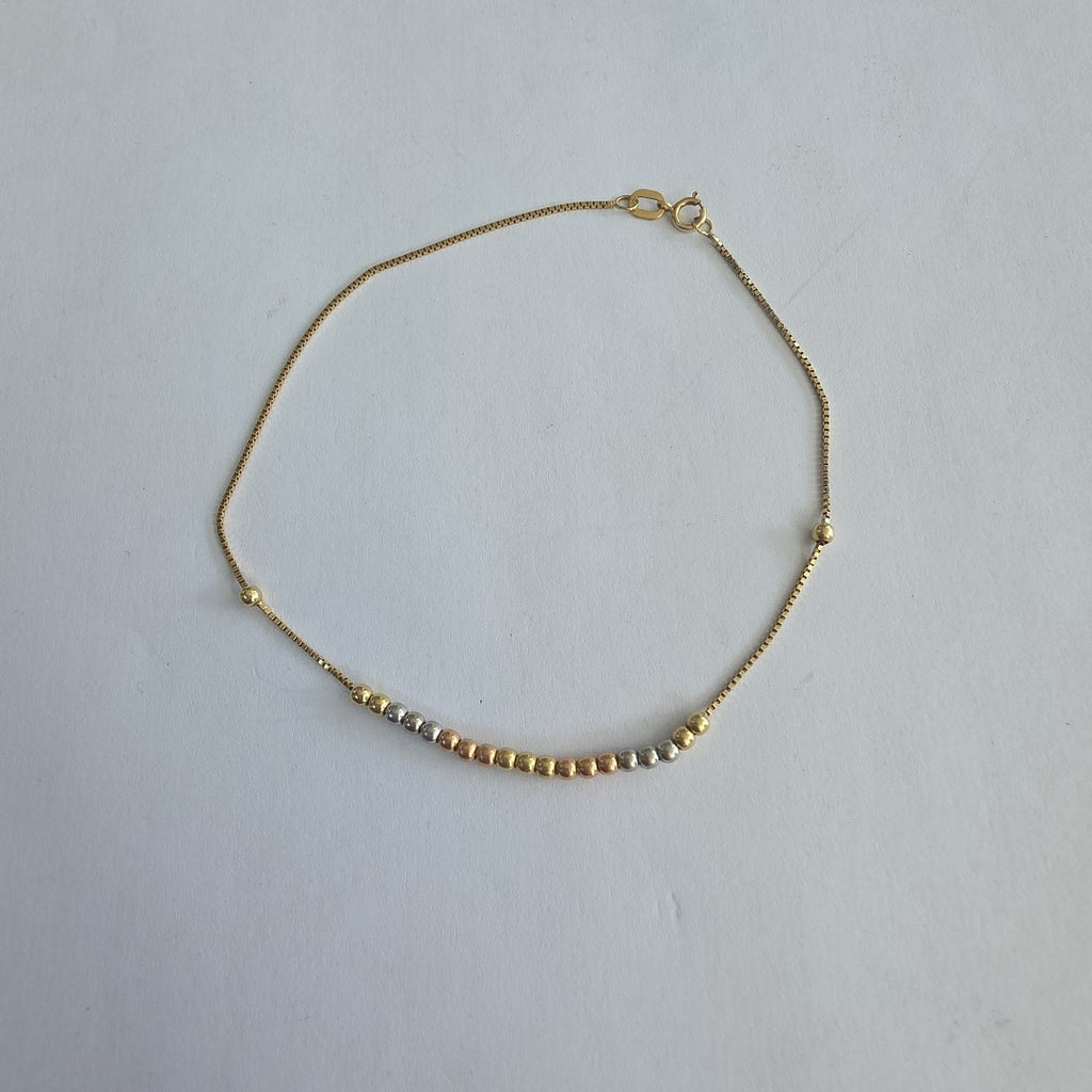 PULSERA ORO, ORO COMBINADO 14 K 1.7 GRMS (SEMINUEVO)