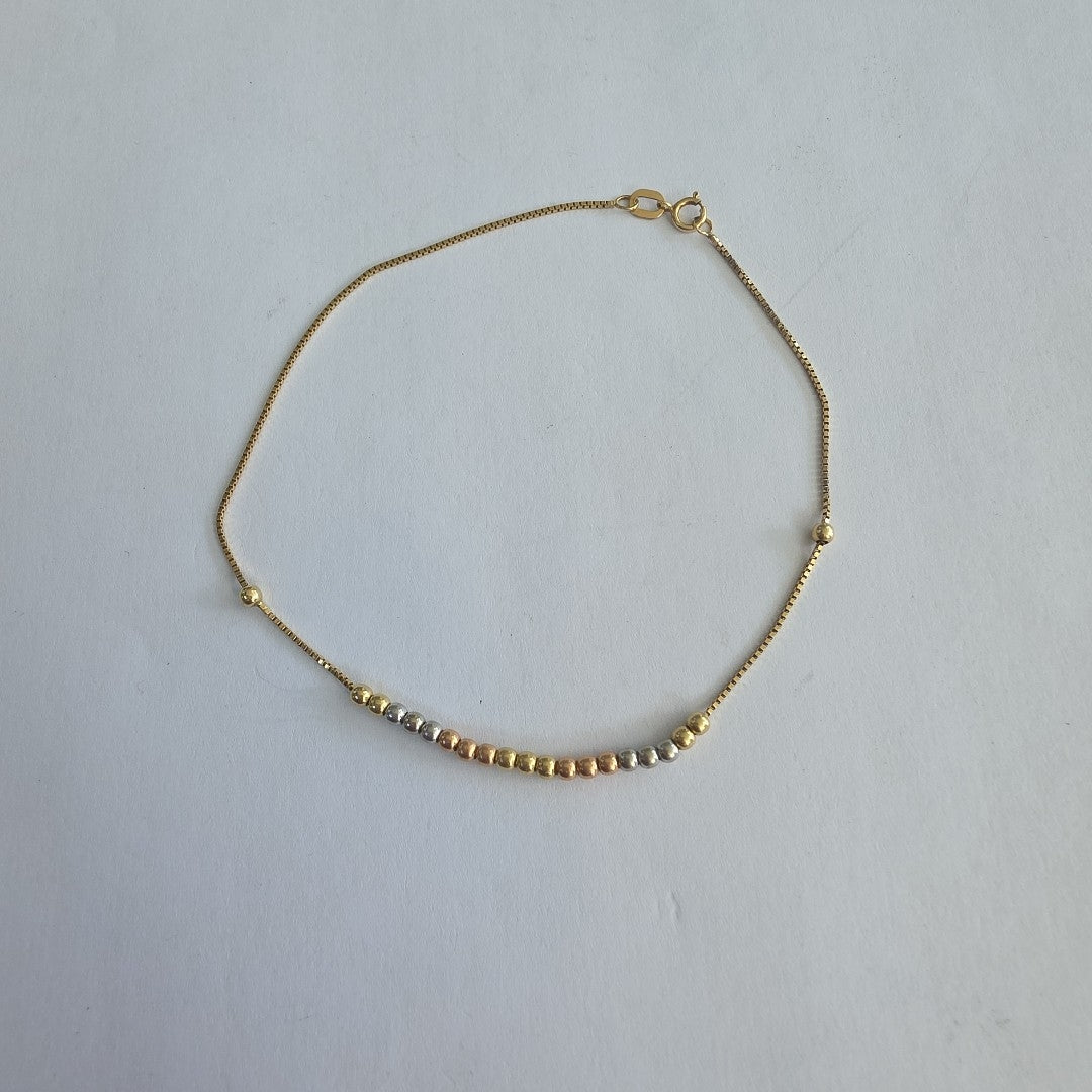 PULSERA ORO, ORO COMBINADO 14 K 1.7 GRMS (SEMINUEVO)