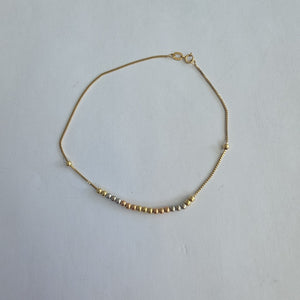 PULSERA ORO, ORO COMBINADO 14 K 1.7 GRMS (SEMINUEVO)