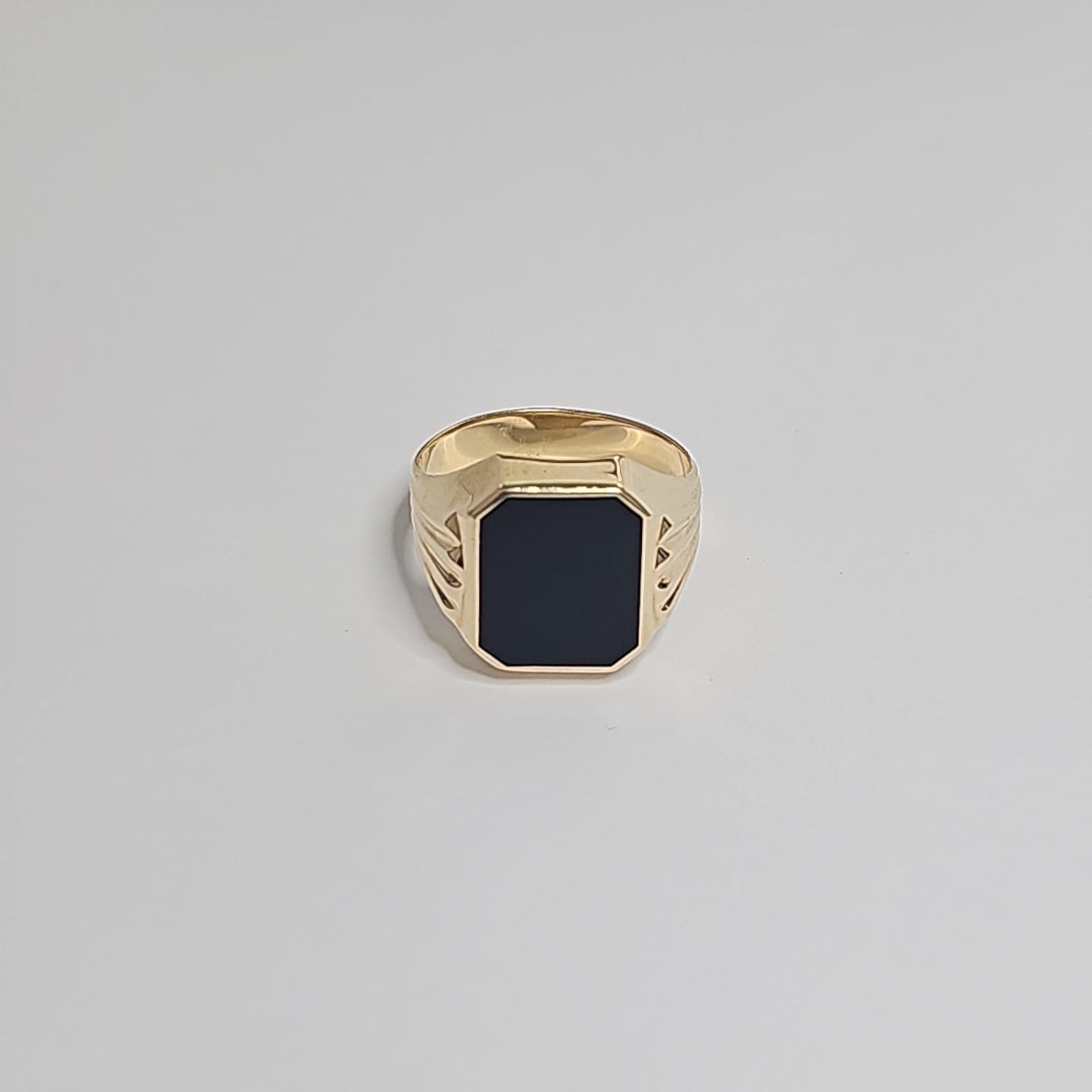 ANILLOS CABALLERO ORO 14K 5.6 (NUEVO)