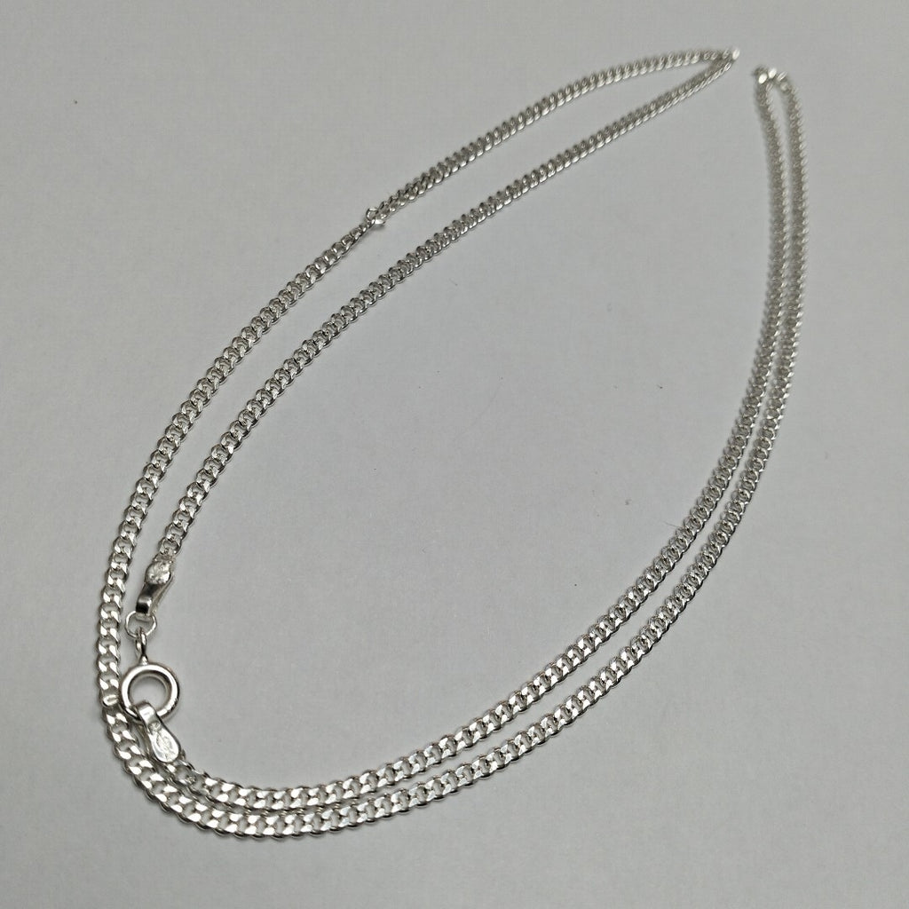 CADENA BARBADA PLATA .925 60 CM 6.63 GR (NUEVO)