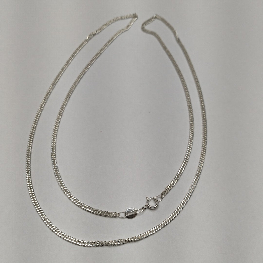 CADENA BARBADA PLATA .925 60 CM 5.02 GR (NUEVO)