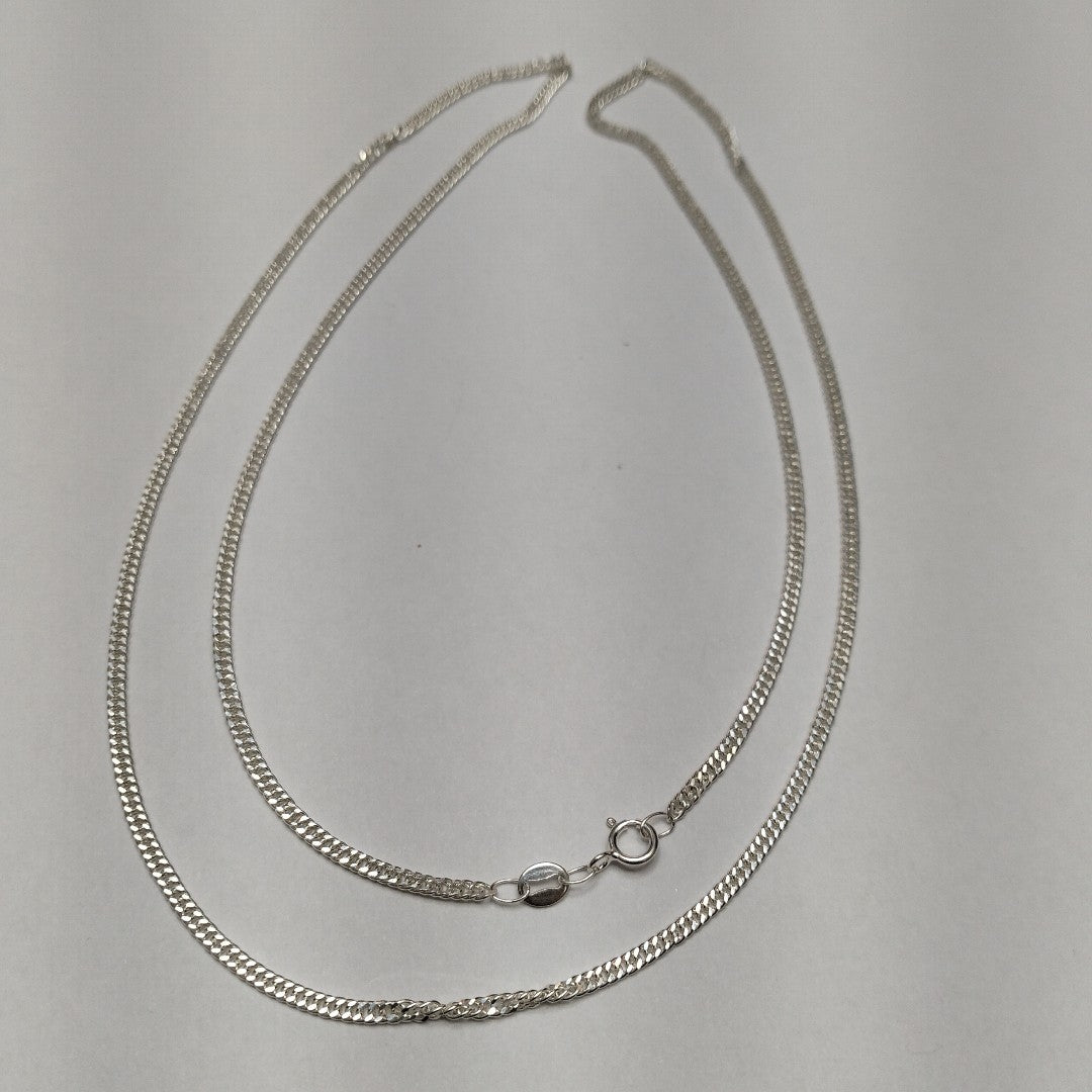 CADENA BARBADA PLATA .925 60 CM 5.02 GR (NUEVO)