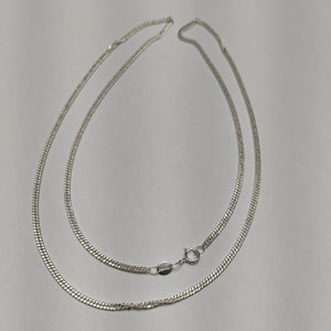 CADENA BARBADA PLATA .925 60 CM 5.02 GR (NUEVO)