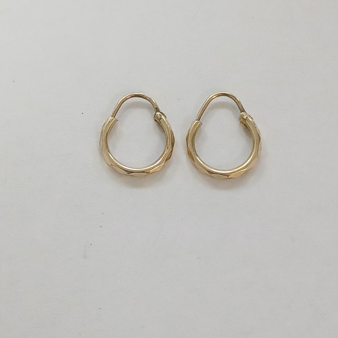ARRACADAS PAR ORO 14 K 0,80 GRMS (SEMINUEVO)