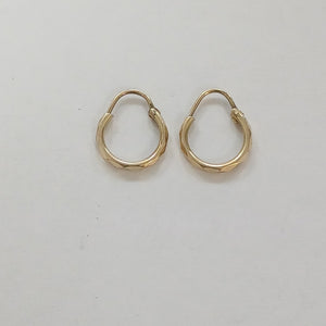 ARRACADAS PAR ORO 14 K 0,80 GRMS (SEMINUEVO)