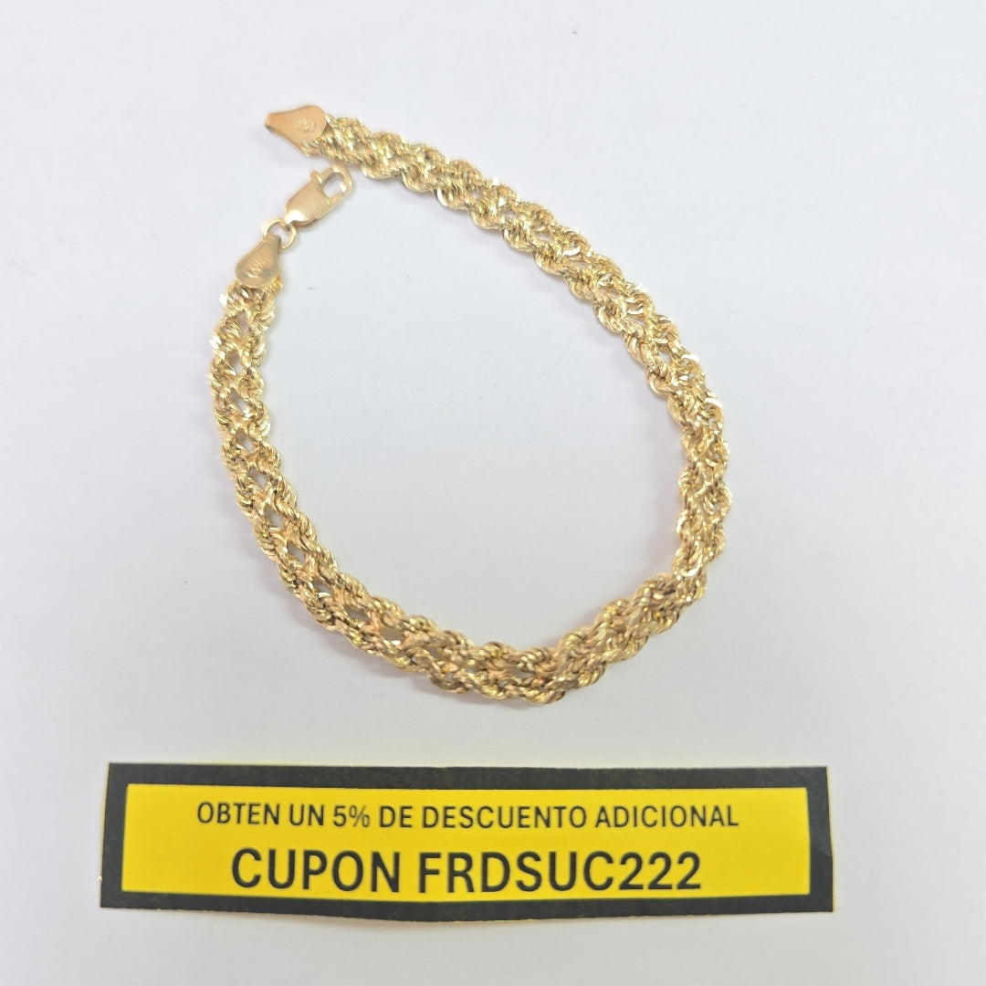 PULSERA ORO 14 K 3.6 GRMS (SEMINUEVO)
