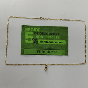 CADENA, DIJE ORO 18 K 5 GRMS (SEMINUEVO)