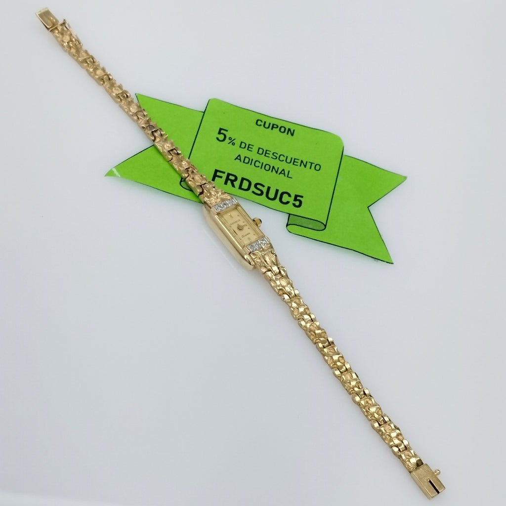 RELOJ CAJA Y PULSO ORO ORO 14 K 16,20 GRMS (SEMINUEVO)