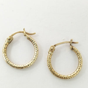 ARRACADAS PAR ORO 14 K 1.1 GRMS (SEMINUEVO)