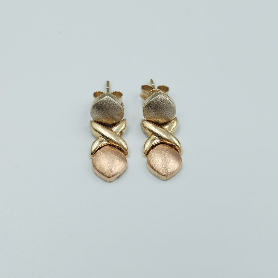 BROQUELES PAR ORO 14 K 1.6 GRMS (SEMINUEVO)