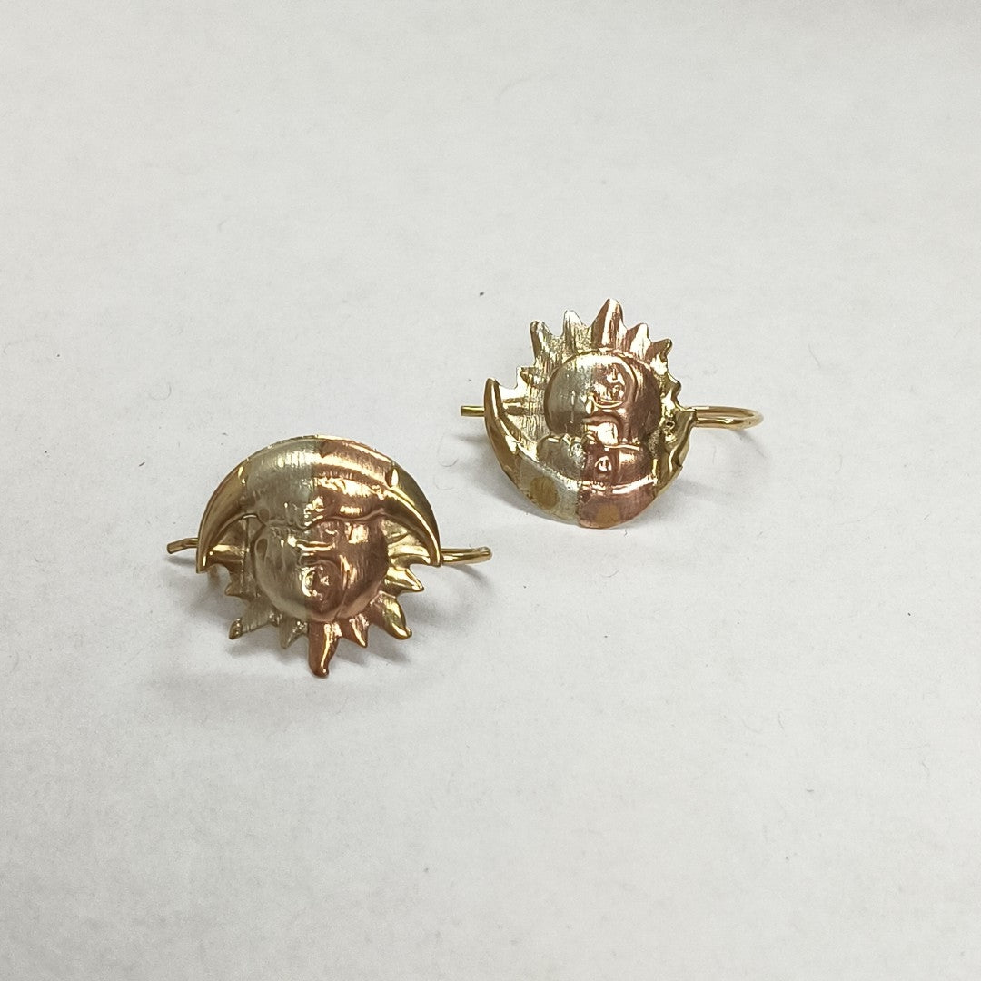 ARETES PAR ORO 8 K 1.4 GRMS (SEMINUEVO)