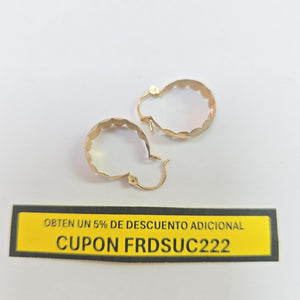 ARRACADAS PAR ORO 10 K 2.1 GRMS (SEMINUEVO)