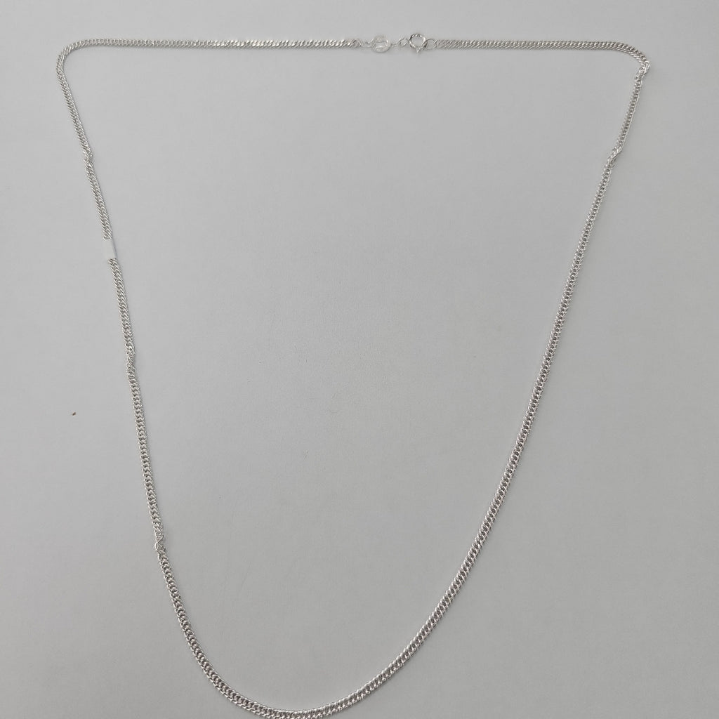 CADENA BARBADA PLATA .925 50 CM 4.22 GR (NUEVO)