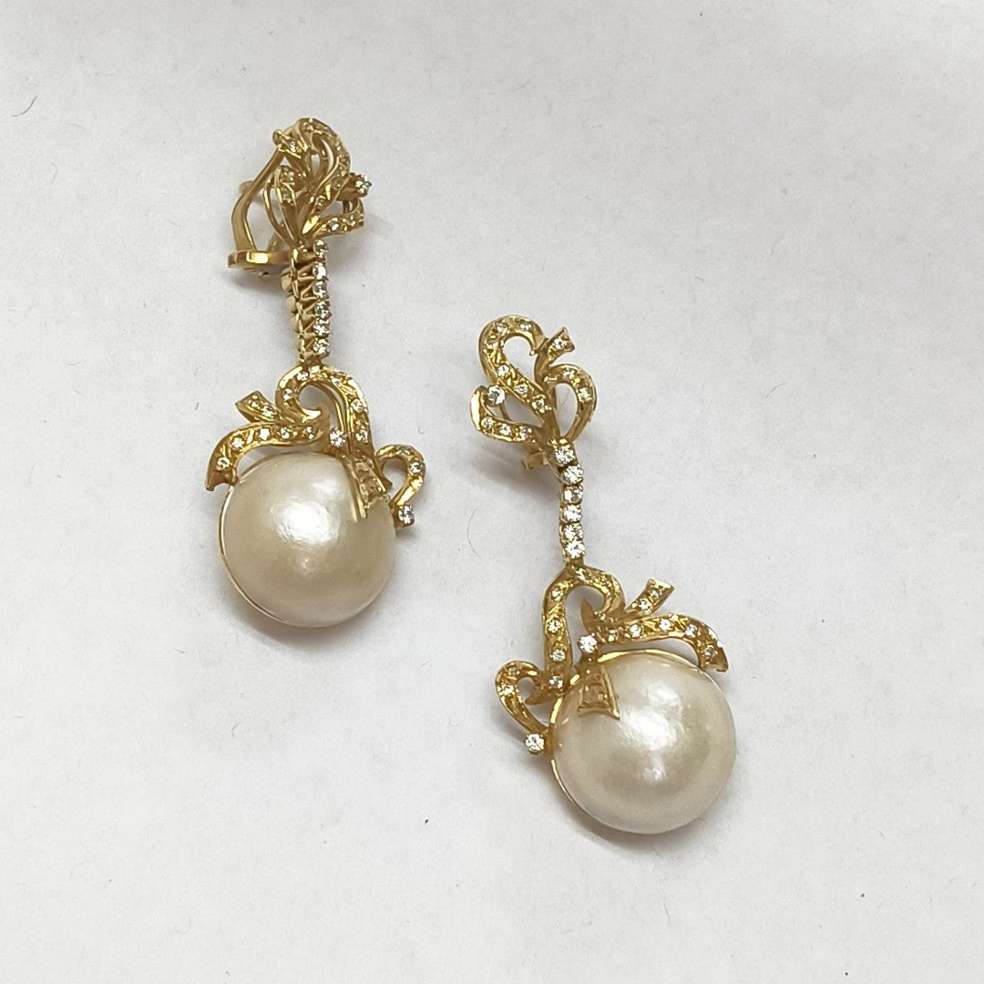 ARETES PAR ORO 14 K 18.1 GRMS (SEMINUEVO)