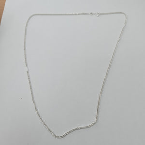 CADENA BARBADA PLATA .925 50 CM 4.22 GR (NUEVO)