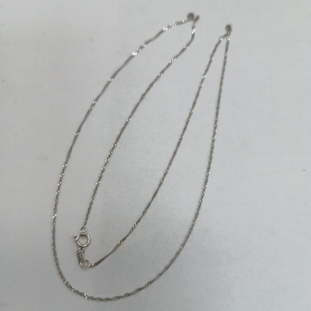 CADENA ORO BLANCO 14 K 1.5 GRMS (SEMINUEVO)