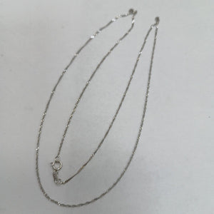 CADENA ORO BLANCO 14 K 1.5 GRMS (SEMINUEVO)