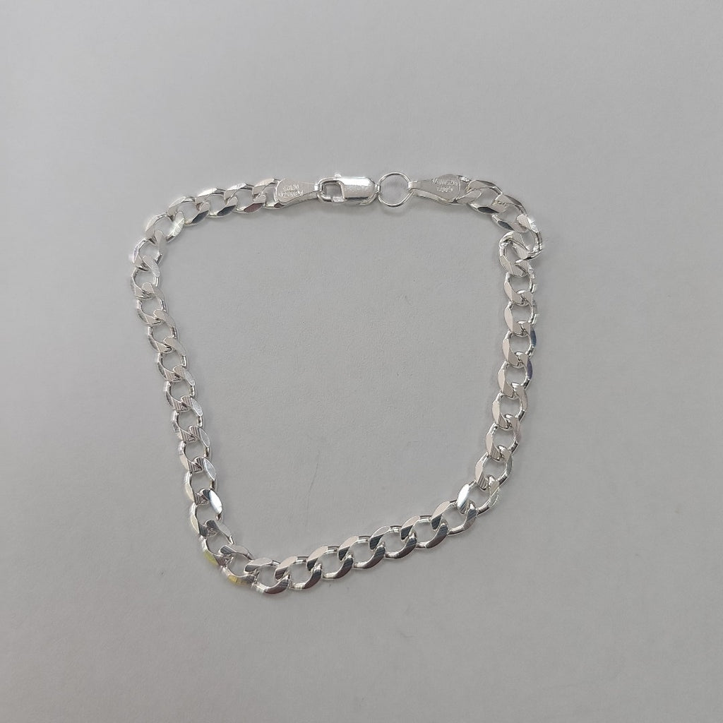 PULSERA BARBADA PLATA .925 18 CM 5.73 GR (NUEVO)