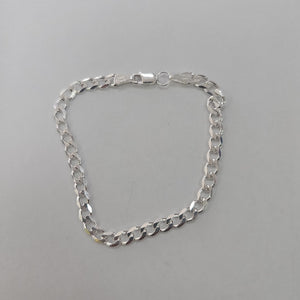 PULSERA BARBADA PLATA .925 18 CM 5.73 GR (NUEVO)