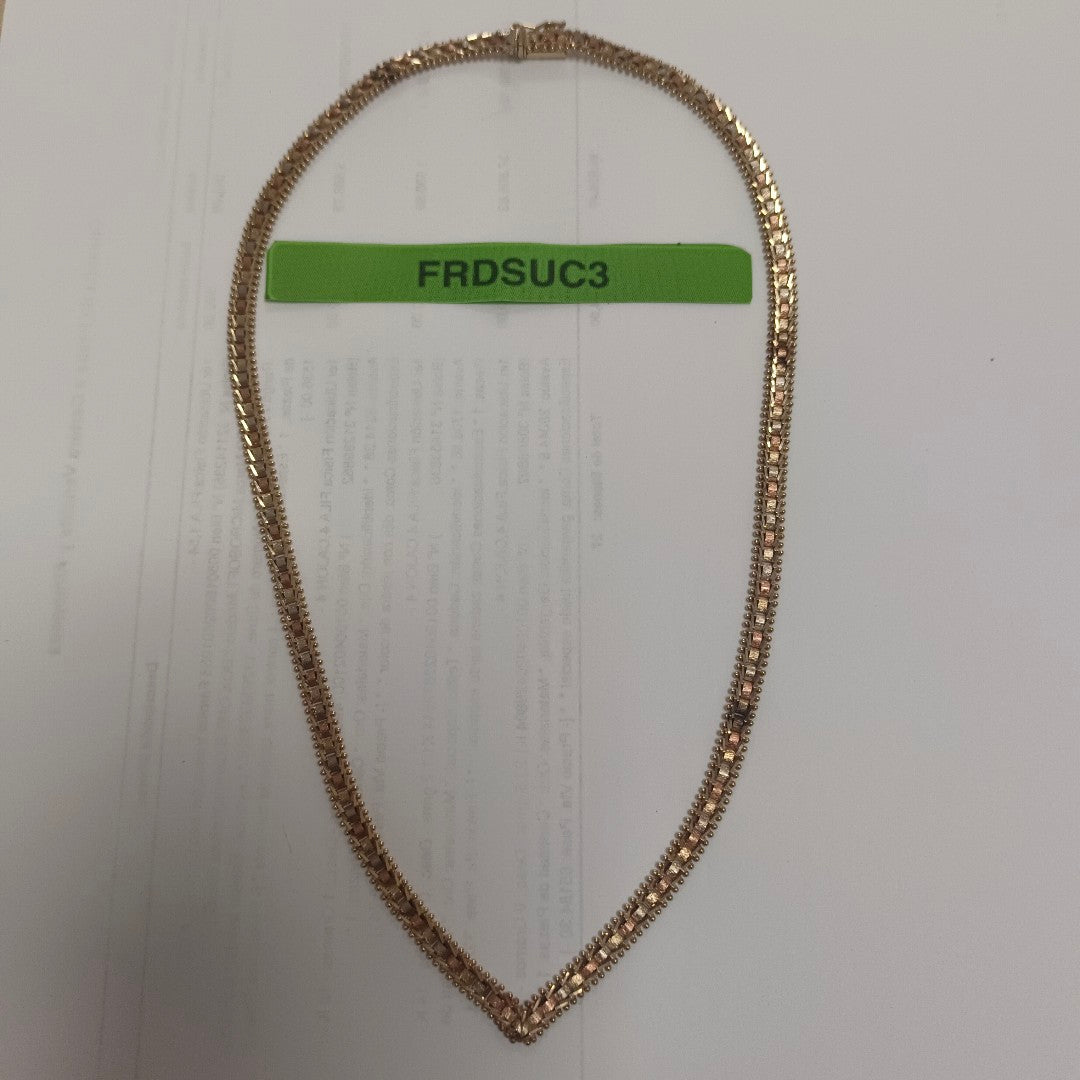 GARGANTILLA ORO 14 K 23.5 GRMS (SEMINUEVO)