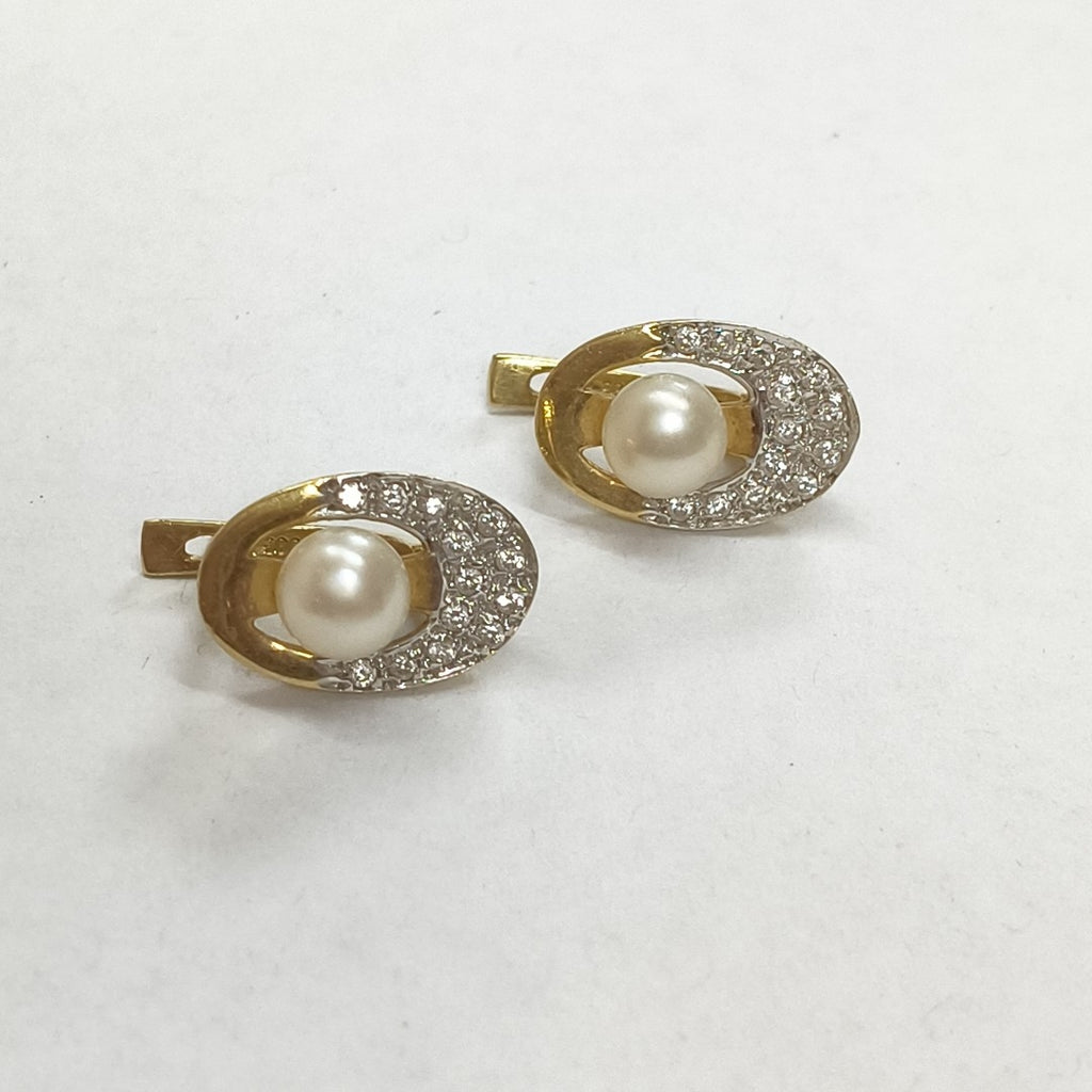 ARETES PAR ORO 14 K 6.1 GRMS (SEMINUEVO)