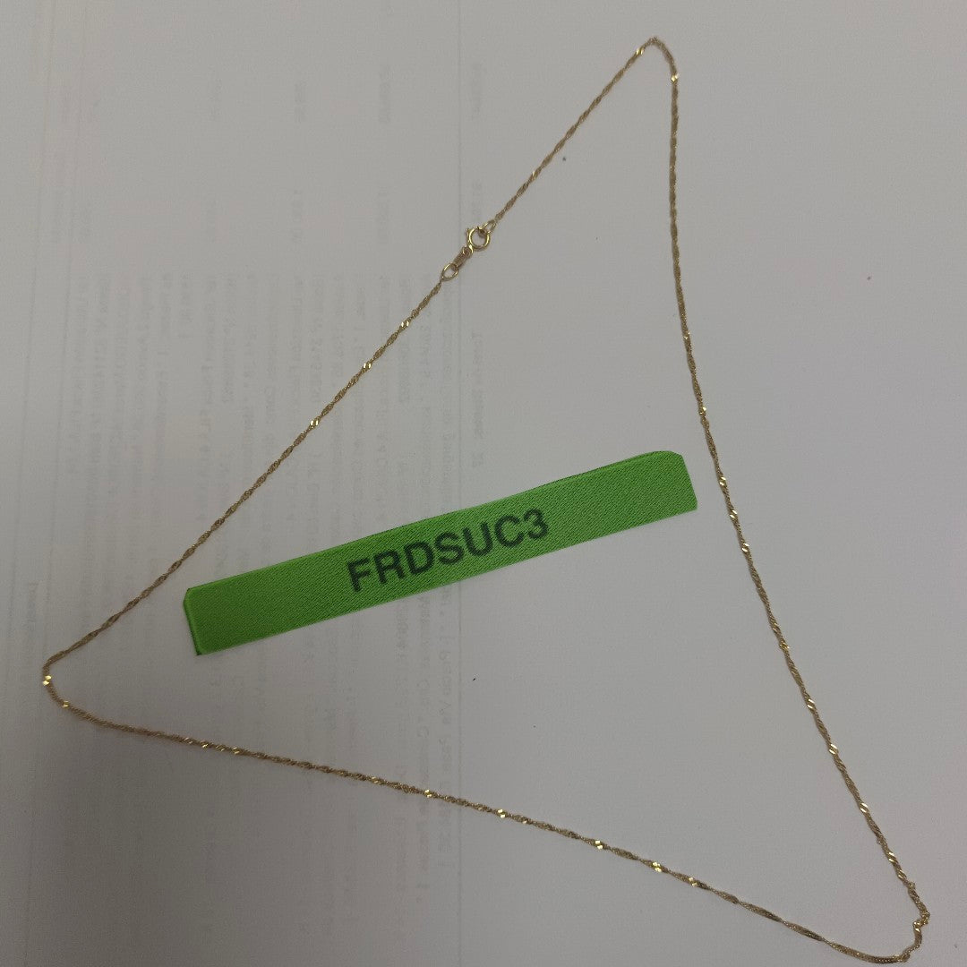 CADENA ORO 14 K 1.2 GRMS (SEMINUEVO)