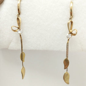 ARETES PAR ORO 14 K 2.6 GRMS (SEMINUEVO)