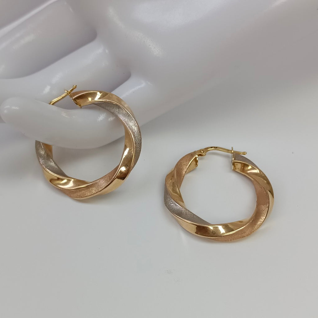ARRACADAS PAR ORO 14 K 4 GRMS (SEMINUEVO)