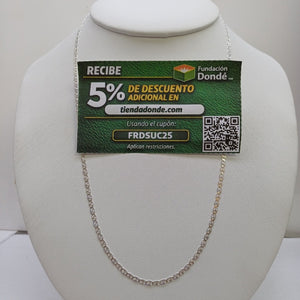 CADENA GUCHI PLATA .925 50 CM 3.52 GR (NUEVO)