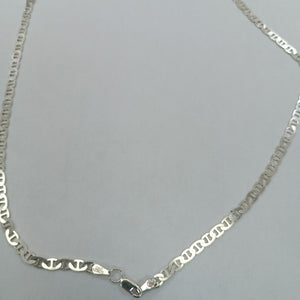 CADENA TEJIDO GUCHI PLATA .925 55 CM 12.7 GR (NUEVO)
