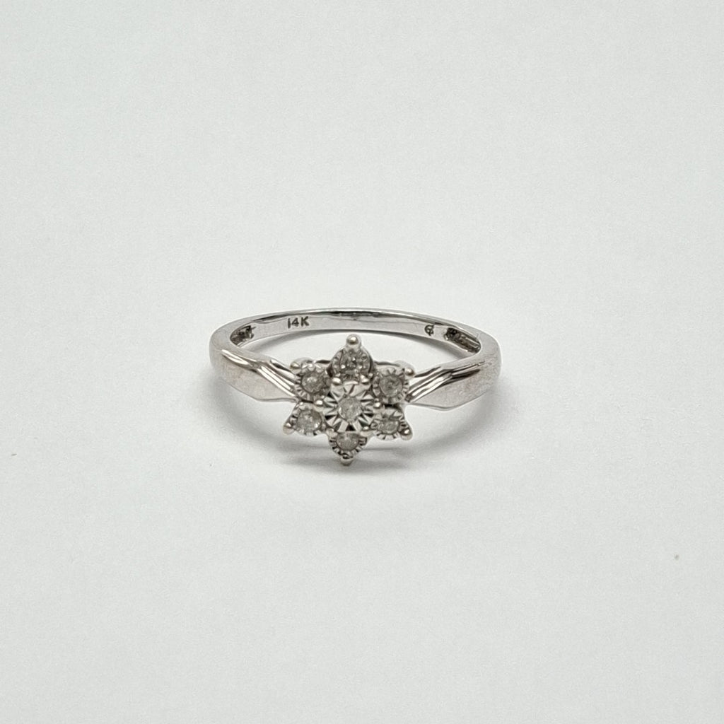 ANILLITO ORO BLANCO 14 K 2 GRMS (SEMINUEVO)