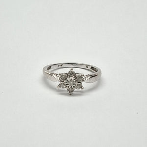 ANILLITO ORO BLANCO 14 K 2 GRMS (SEMINUEVO)