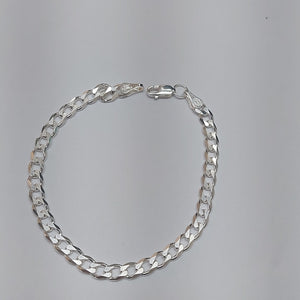 PULSERA BARBADA PLATA .925 18 CM 5.73 GR (NUEVO)