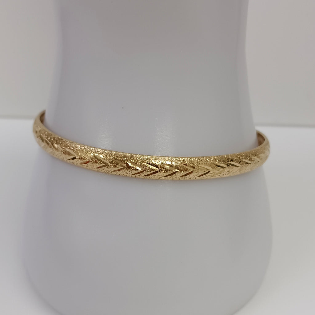 PULSERA RIGIDA ORO 14 K 5.2 GRMS (SEMINUEVO)