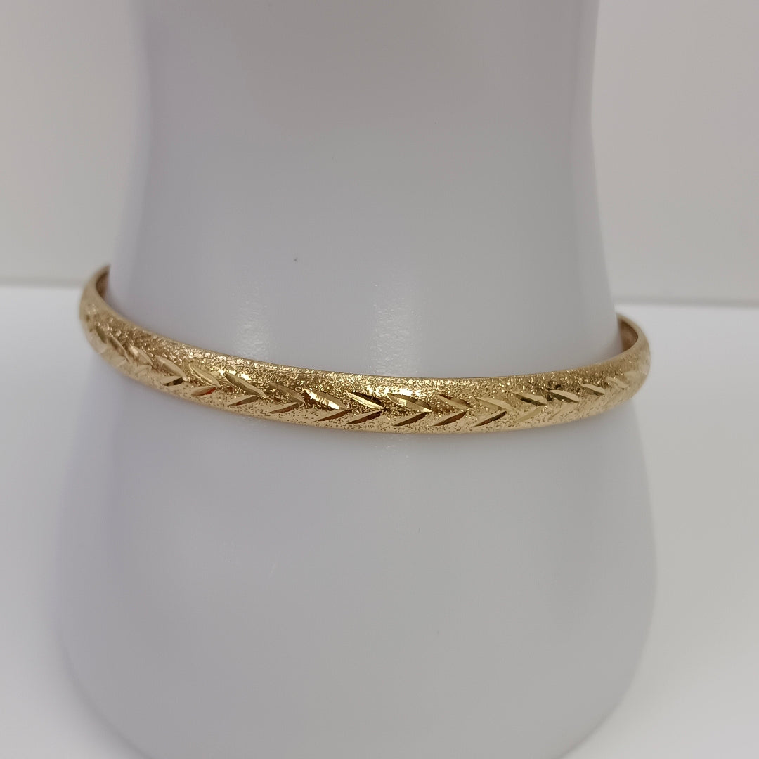 PULSERA RIGIDA ORO 14 K 5.2 GRMS (SEMINUEVO)