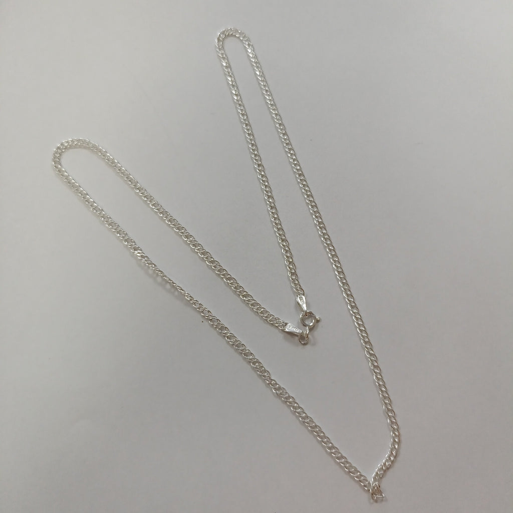CADENA DOBLE ESLABON PLATA .925 50 CM 3.63 GR (NUEVO)