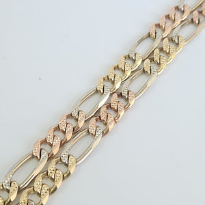 CADENA ORO COMBINADO 14 K 97.6 GRMS (SEMINUEVO)