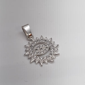 DIJE OJO MAGICO CON CIRCONIAS PLATA .925 2 GR (NUEVO)