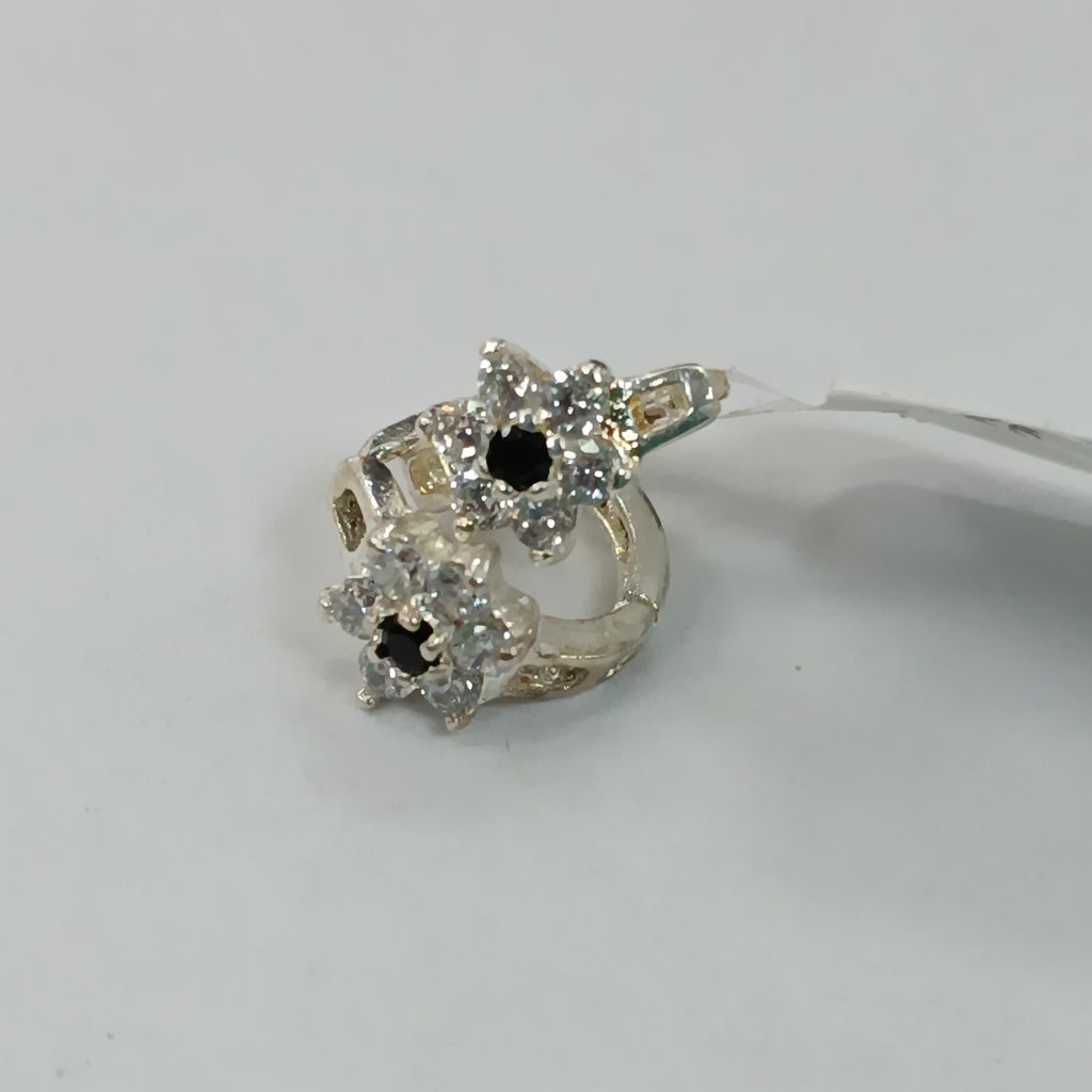 ARRACADAS C/CIRCONIAS PLATA .925 1.6 GR (NUEVO)