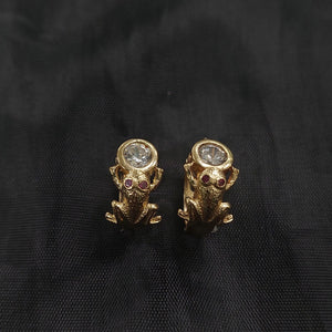 ARRACADAS PAR ORO 14 K 3.1 GRMS (SEMINUEVO)