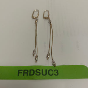 ARETES PAR ORO 14 K 2.5 GRMS (SEMINUEVO)